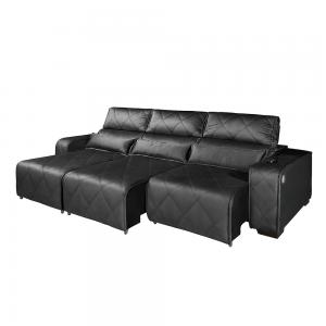 Imagem do Produto Estofado Maximus Sofa Retratil Reclinavel 3 Lug 3,80 Cinza